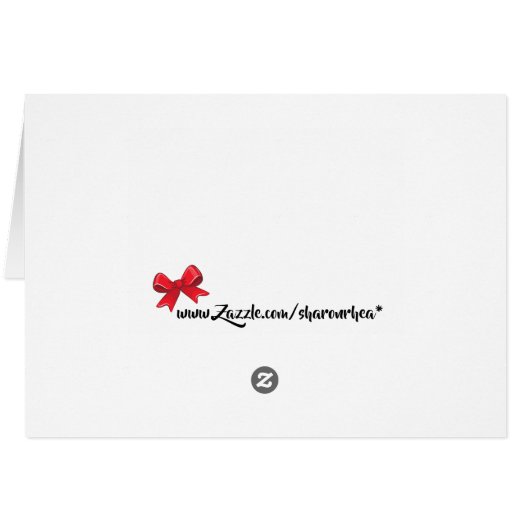 Christmas / Holiday Gnomes Card (Back Horizontal)