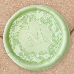 Christmas Holiday Greenery Elegant Monogram Wreath Wax Seal Stamp<br><div class="desc">This design features a Christmas holiday greenery foliage wax stamp with a monogram monogrammed initial letter, with a wreath leaves holly berries berry, a classic traditional classy simple, a custom customized personalized, a classic vintage antique style lettering, a classy envelope seal closure, a simplistic elegant simple basic, a whimsical classic...</div>