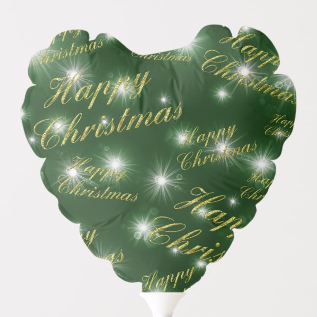 christmas, holiday, happy, xmas, year, new, winter balloon (Front)