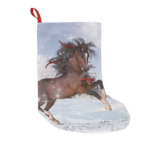 Christmas Holiday Horse Stocking