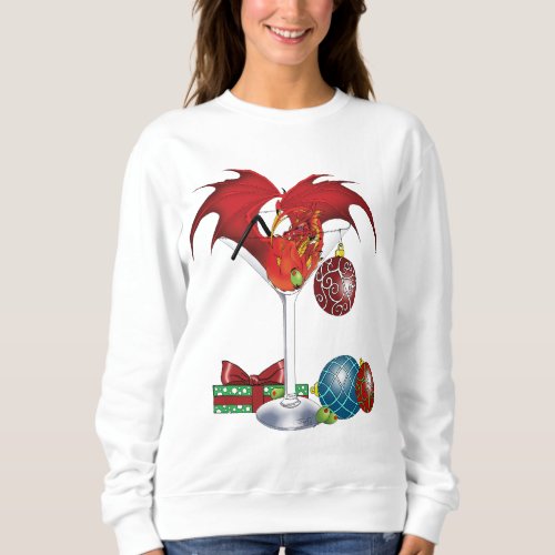 Christmas Holiday Joy Dragon Sweatshirt