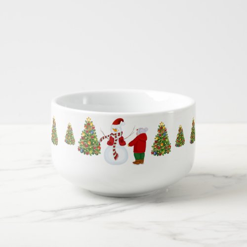 Christmas Holiday Jumbo Soup Mug