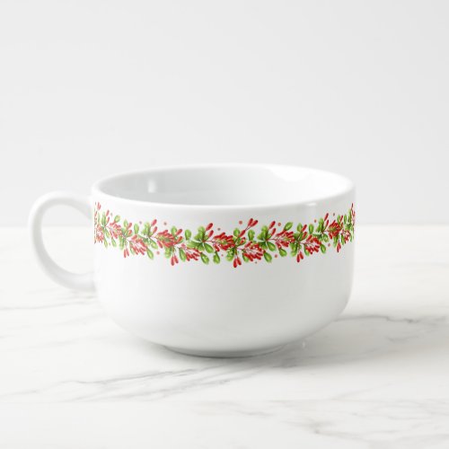 Christmas Holiday Jumbo Soup Mug