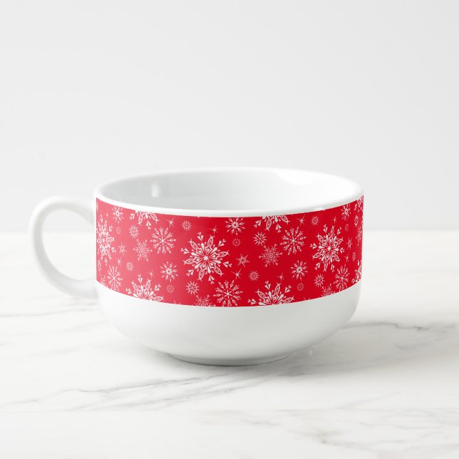 Christmas Holiday Jumbo Soup Mug (Right)