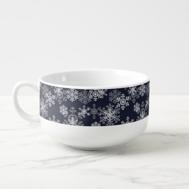 Christmas Holiday Jumbo Soup Mug (Right)