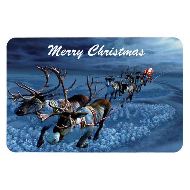 Christmas Holiday Magnet (Horizontal)