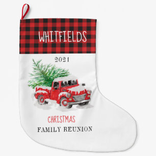 Christmas Holiday Matching Family Matching Reunion Large Christmas Stocking