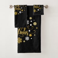 Christmas Holiday - Merry Christmas Shimmer BLK