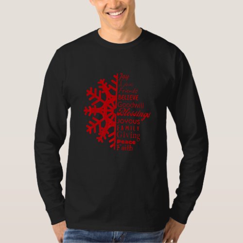 Christmas Holiday Motivational Religious Inspirati T_Shirt