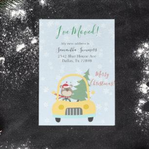 Christmas Holiday Moving Announcement I've Moved