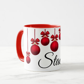 Christmas Holiday Name Mug