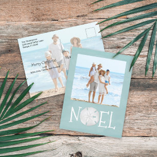 Christmas Holiday Noel Photo Simple Beach Budget