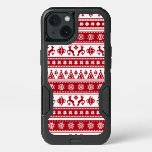 Christmas Holiday Nordic Pattern Cozy iPhone 13 Case