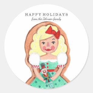 Christmas Holiday Nutcracker Clara Sticker