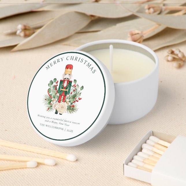 Christmas Holiday Nutcracker Family Custom Mini Candle Favors (Insitu)