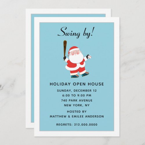 Christmas Holiday Open House Invitation