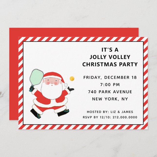 Christmas Holiday Open House Invitations (Front/Back)