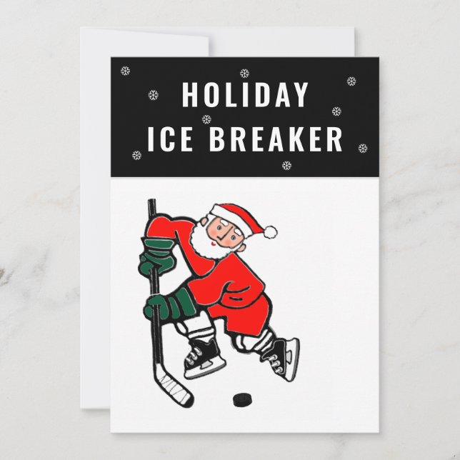 Christmas Holiday Open House Party Invitation (Front)