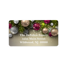 Christmas Holiday Ornaments - Multi