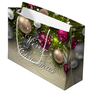 Christmas Holiday Ornaments - Multi Large Gift Bag