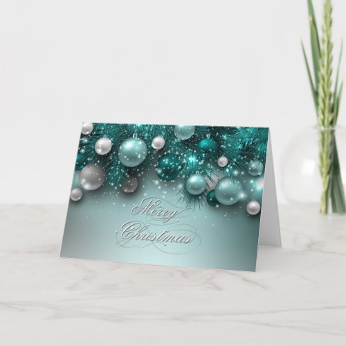 Christmas Holiday Ornaments _ Teal _ Customize
