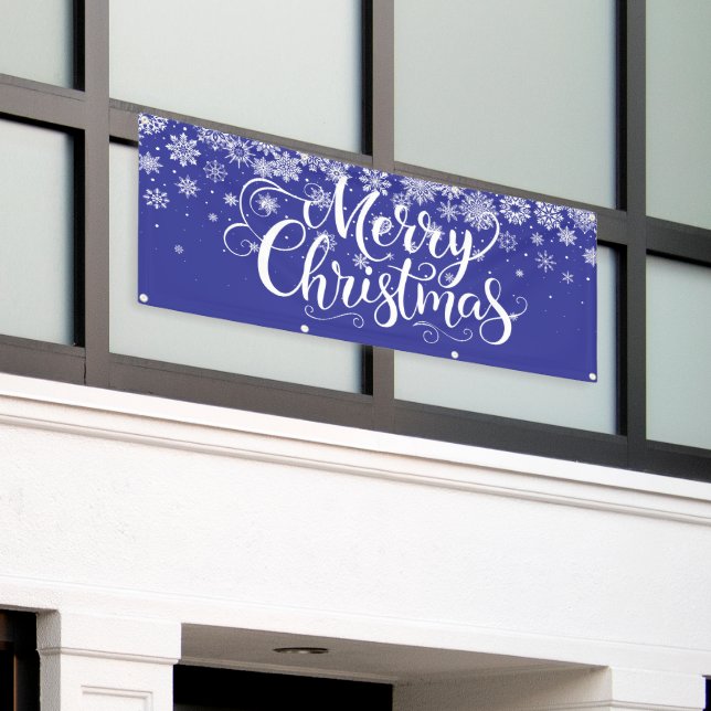 Christmas Holiday Outdoor Banner  (Outside Building)