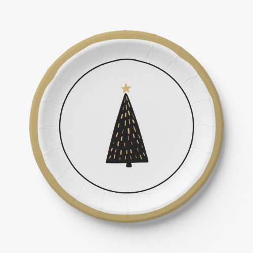 Christmas Holiday Packages Paper Plates