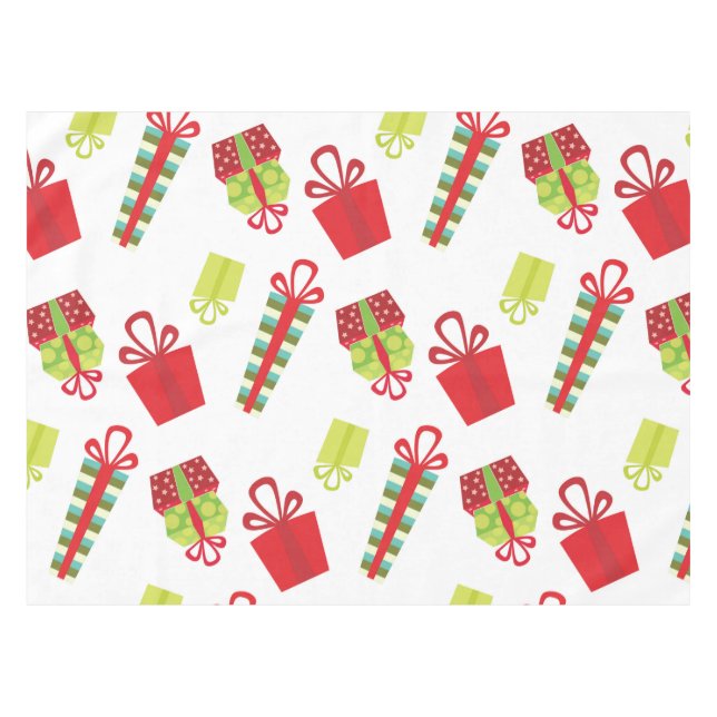 Christmas Holiday Packages Tablecloth (Front (Horizontal))