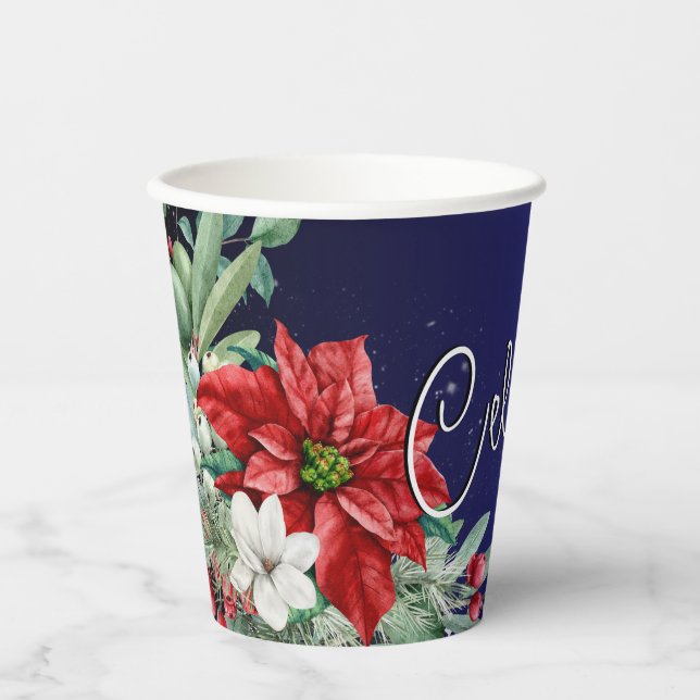 Christmas Holiday Paper Cup (Front)