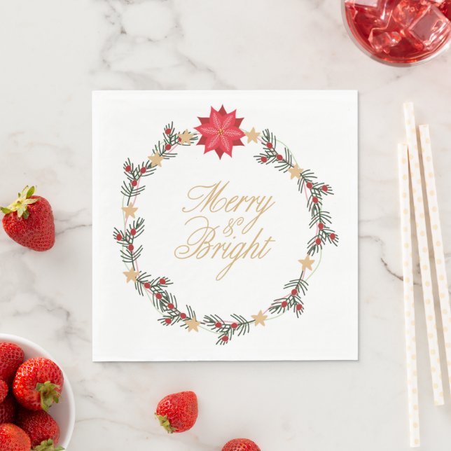 Christmas Holiday Paper Napkins (Insitu)