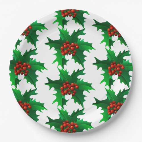 Christmas Holiday Paper Plates