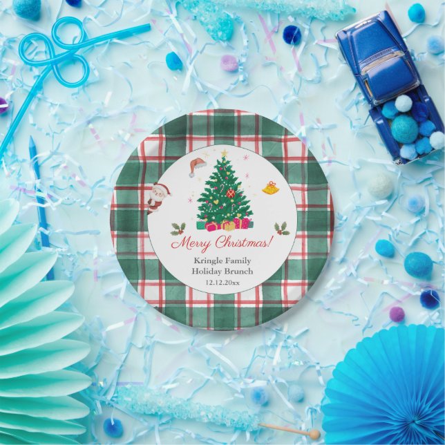 Christmas Holiday Paper Plates (Party)