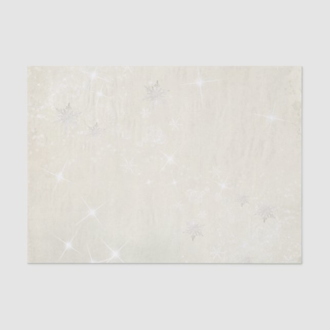 Christmas Holiday Paper Tissue Snowflakes (Front)