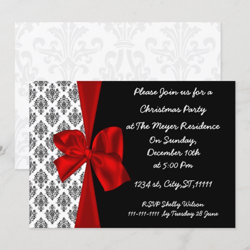 Christmas Holiday party Invitation