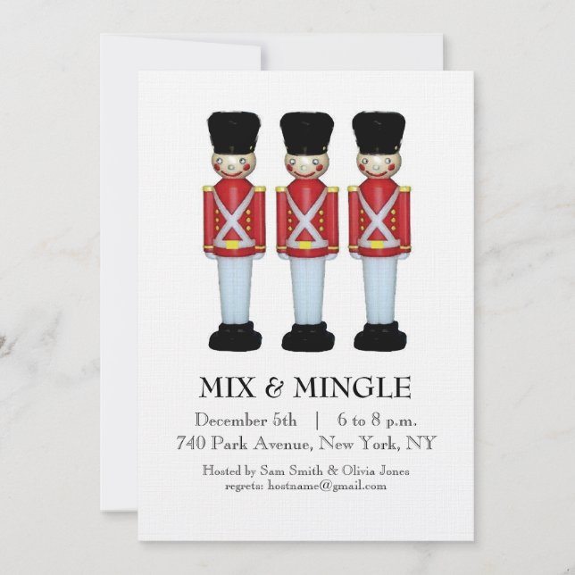 Christmas Holiday Party Invitation (Front)