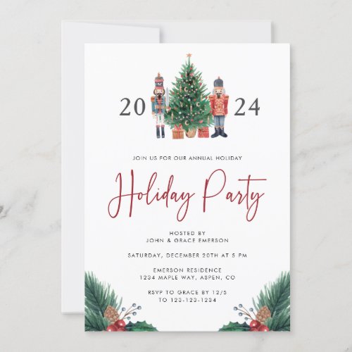 Christmas Holiday Party Invitation