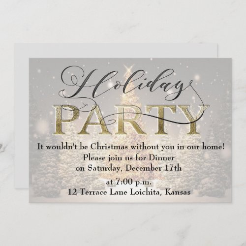 Christmas Holiday Party Invitation