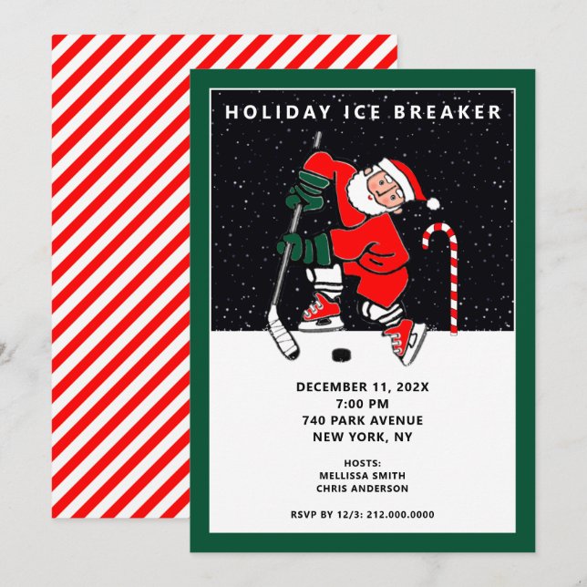 Christmas Holiday Party Invitation (Front/Back)