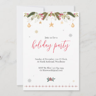 Christmas Holiday Party Invitation