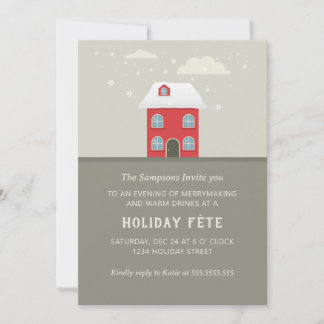 Christmas Holiday Party Invite Card