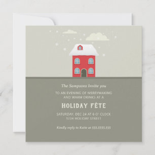 Christmas Holiday Party Invite Card