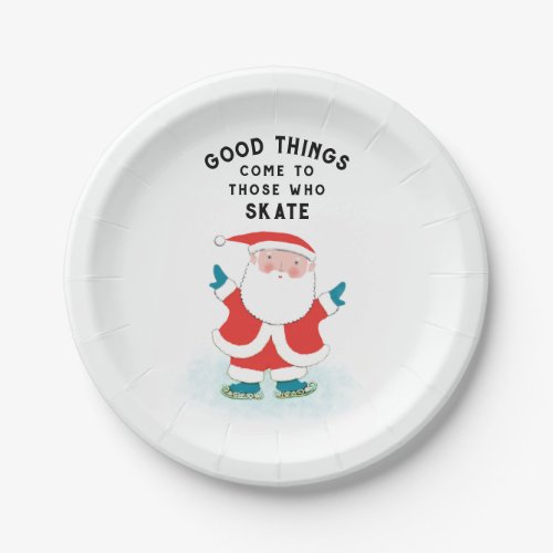Christmas Holiday Party Paper Plates