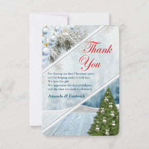 Christmas Holiday Party Thank You Card