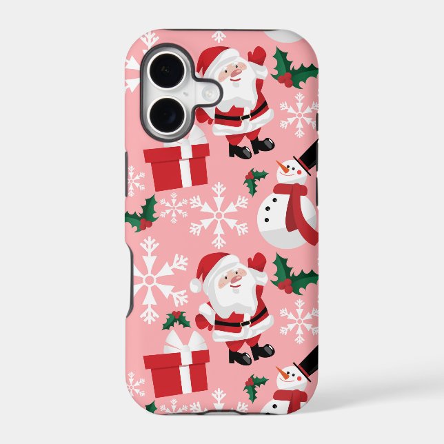 Christmas Holiday Pattern Iphone Case (Back)