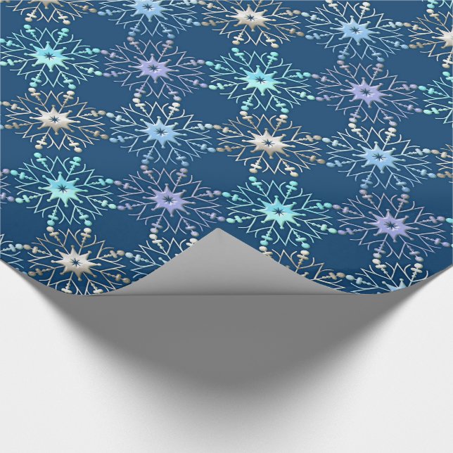christmas holiday pattern. wrapping paper (Corner)