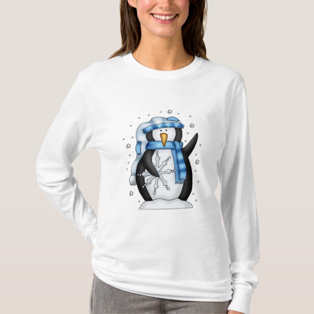 Christmas Holiday Penguin T-Shirt 
