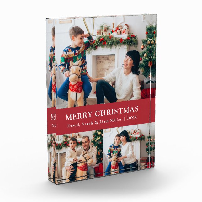 Christmas Holiday Photo Block (Left)