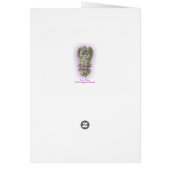 Christmas holiday photo card elegant (Back)