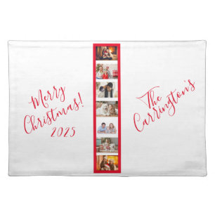 Christmas Holiday Photo Home Decor Keepsake Cloth  Placemat