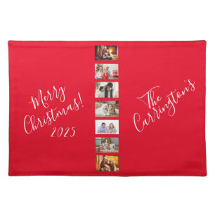 Christmas Holiday Photo Home Decor Keepsake Cloth Placemat